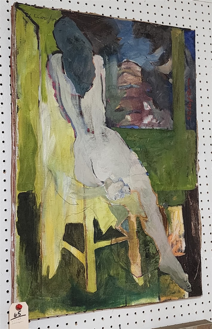 O/C Nude Sgnd Stillefson 32" X 22": O/C Nude Sgnd Stillefson 32" X 22"