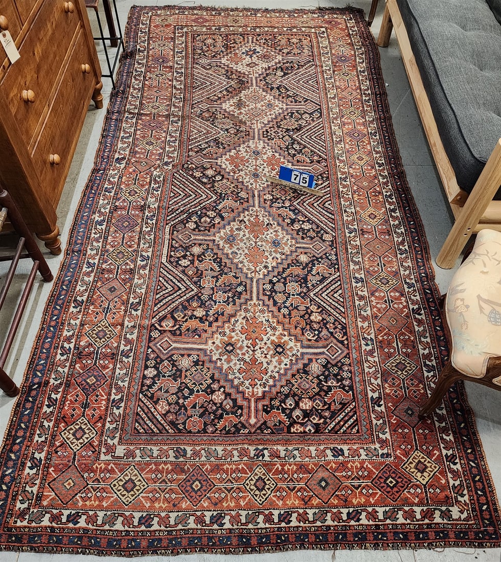 Semi Antique Persian 5'5" X 11'10": Semi Antique Persian 5'5" X 11'10"