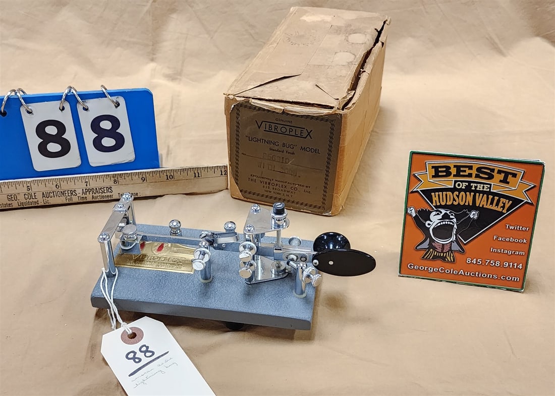 Vibrolex "Lightening Bug" Model Morse Code Instrument- New In Bx: Vibrolex "Lightening Bug" Model Morse Code Instrument- New In Bx