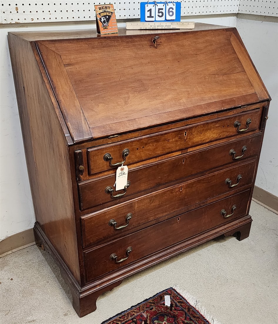18th  C Cherry Slant Front Desk (1 of 7)