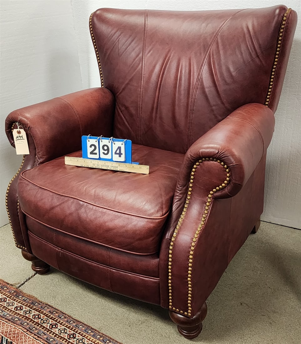 La Z Boy Leather Club Chair (1 of 3)