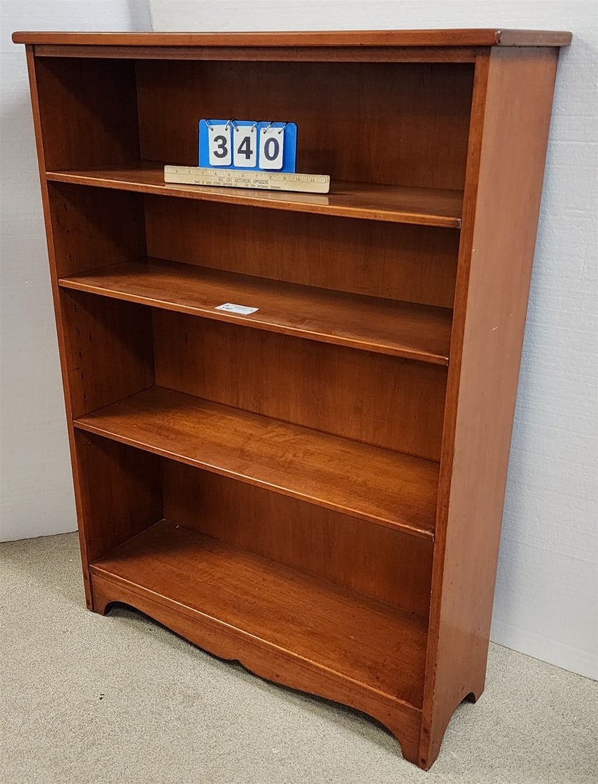 Whitney Maple Book Case 4'H X 3'W X 11"D: Whitney Maple Book Case 4'H X 3'W X 11"D