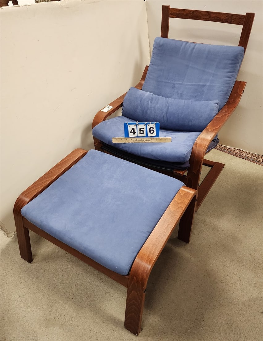 Bentwood Armchair + Ottoman: Bentwood Armchair + Ottoman