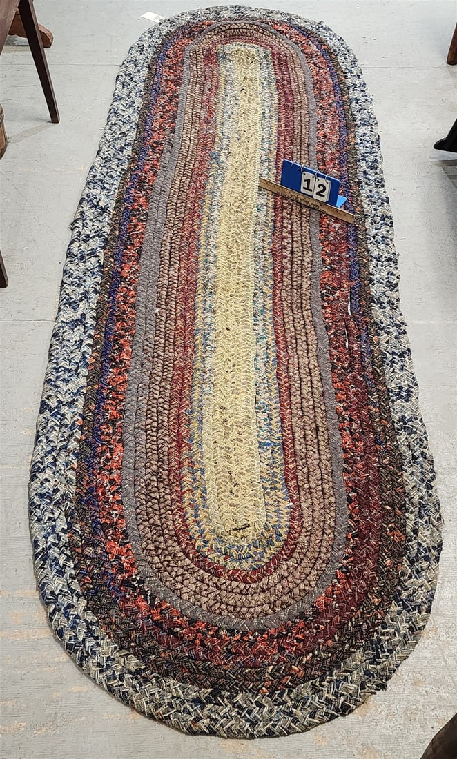 Braided Rug 2'10" X 8'8" (1 of 2)