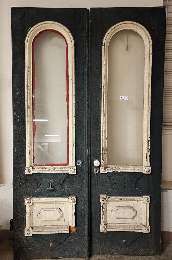 Vict C1870 Pr Front Doors 7'5"H X 54"W: Vict C1870 Pr Front Doors 7'5"H X 54"W