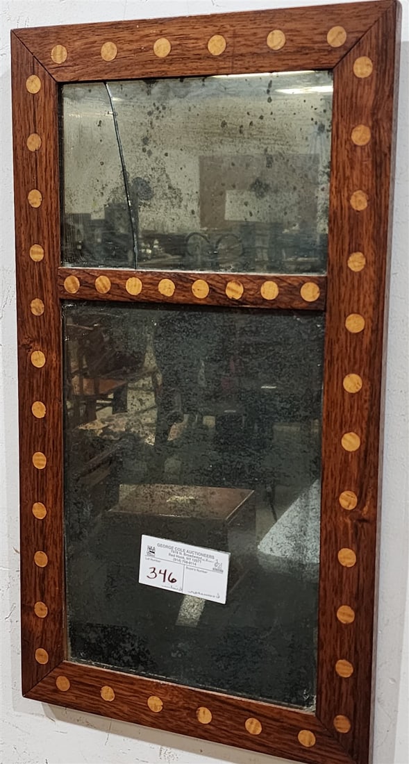 Inlaid Rosewood Framed Mirror (1 of 2)