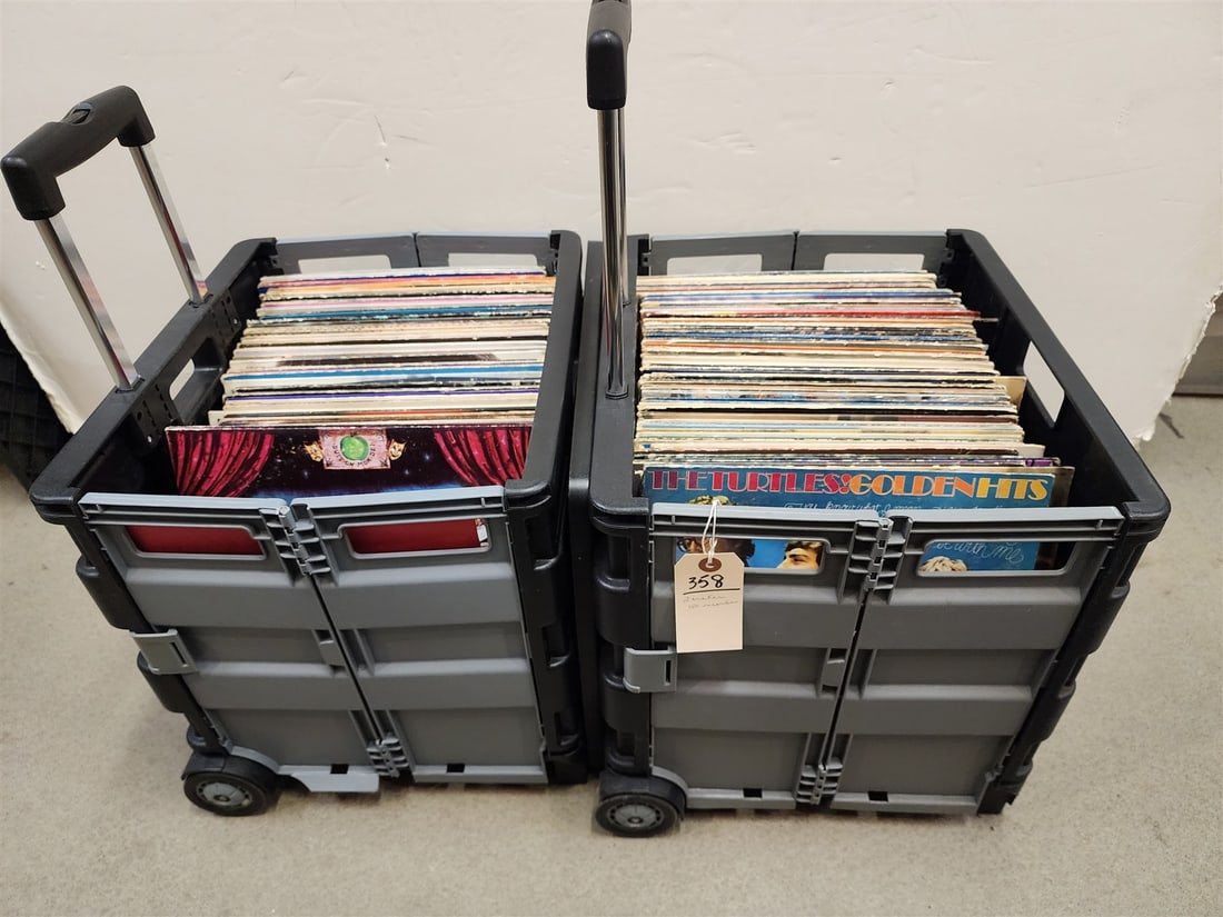 Lot 2 Crates 150 Vinyl Records Soul, Rock, Pop Etc (1 of 2)
