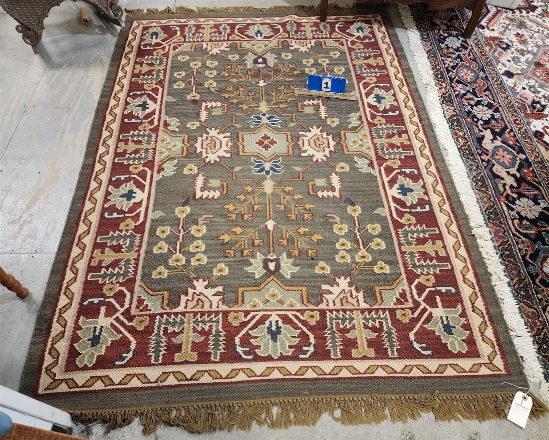 Kazak Flat Weave 5' 1 1/2" X 7'4"