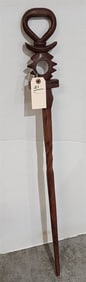 African Carved Walking Stick
