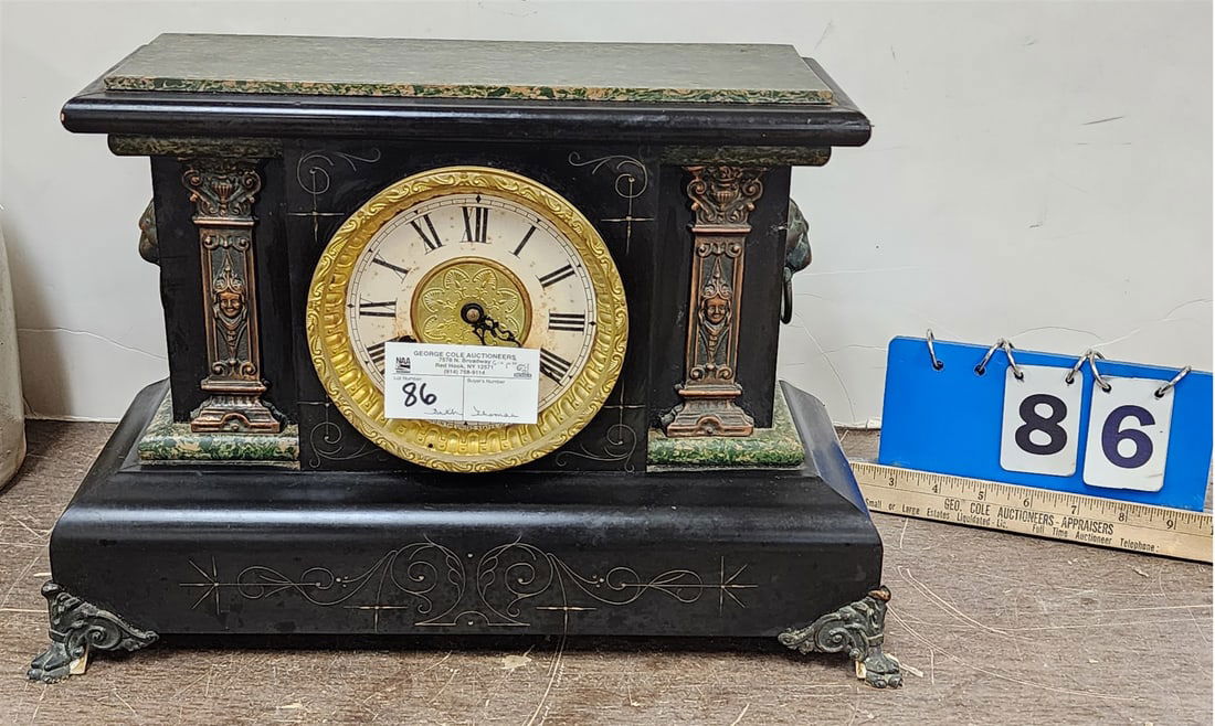 Seth Thomas Mantel Clock 11 1/2"H X 16 1/2" X 6 1/2"D (1 of 10)