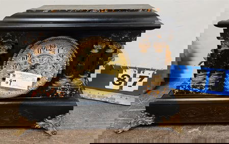 Seth Thomas Mantel Clock 11 1/2"H X 16 1/2" X 7"D