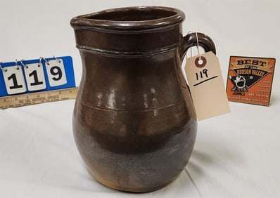 Tin Glaze Stoneware Btter Pitcher