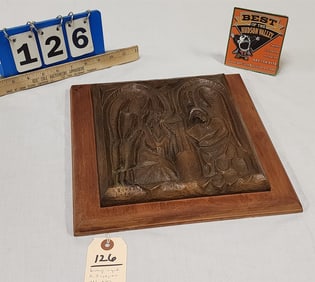 Bronze Plaque Sgnd D. Boyjian 8/50 1992 10" Sq