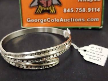 Viking Saga Sterling Bangle David Anderson Norway 1.15 Ozt