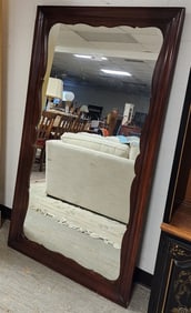 Mahog Framed Mirror 64" X 36"