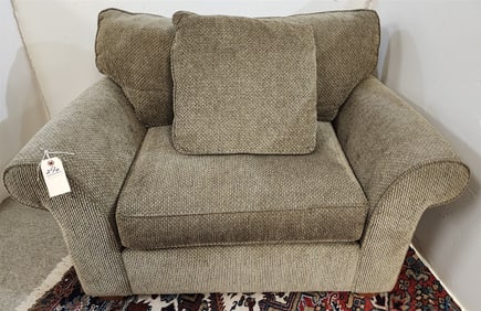 Bloomingdales Uphols Club Chair 34"H X 50"W X 20"D