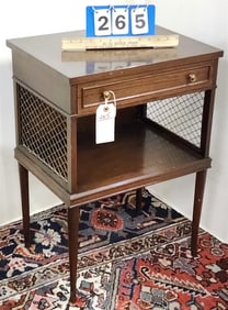 Mahog 1 Drawer Stand 25 1/4"H X 18"W X 13 1/2"D