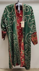 Afghani Embroidered + Metal Coin Applique Coat