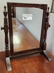 Mahog Dresser Mirror 17 1/4"H X 14 1/2"W X 9 1/4"D