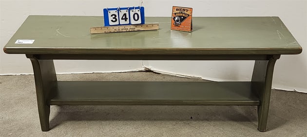 Ptd Bench 18 1/2"H X 48"W X 15"D