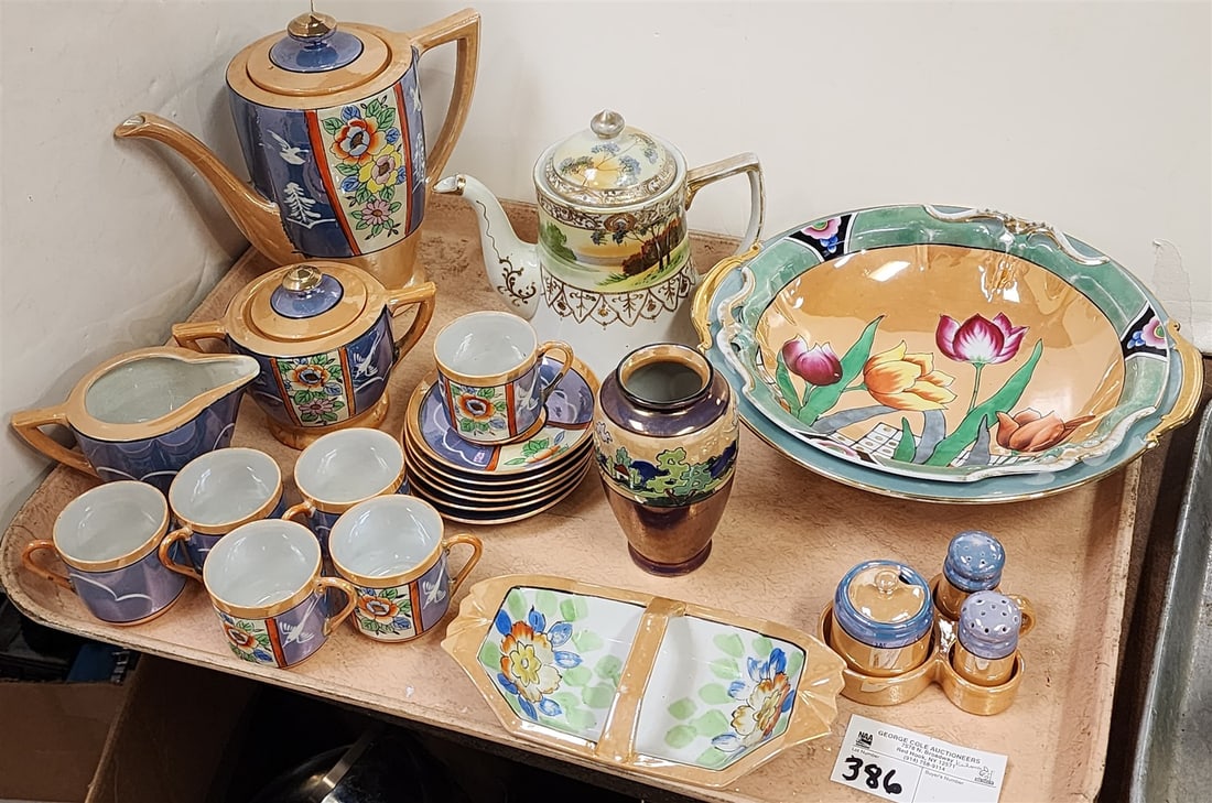 Tray Japanese Lusterware: Tray Japanese Lusterware