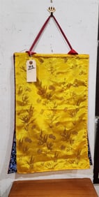 Tonka Ptd Of Mahakala On Cloth 8" X 6" 21" X 16" Overall