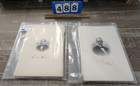 lot 19 th c. unframed engravings
