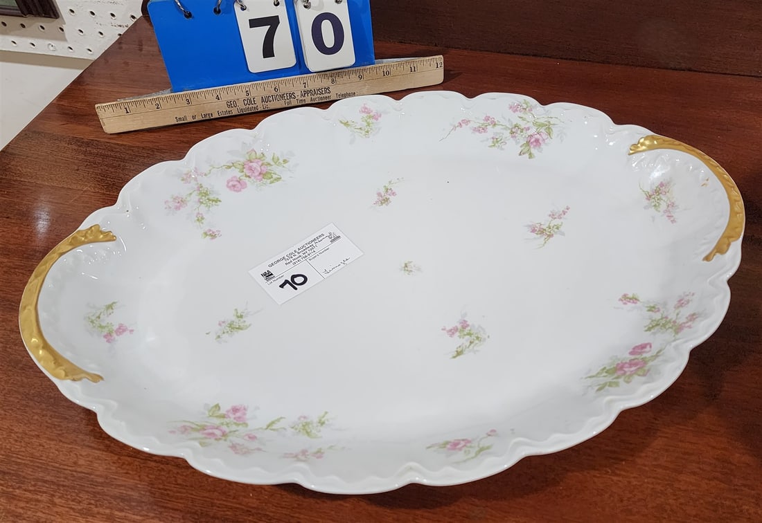 Limoges Platter 18" X 13": Limoges Platter 18" X 13"