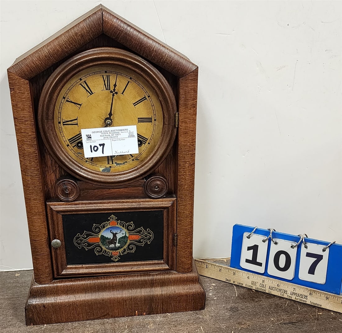 Gilbert Mantel clock 17"H X 10 3/4"W X 4 1/2"D (1 of 6)