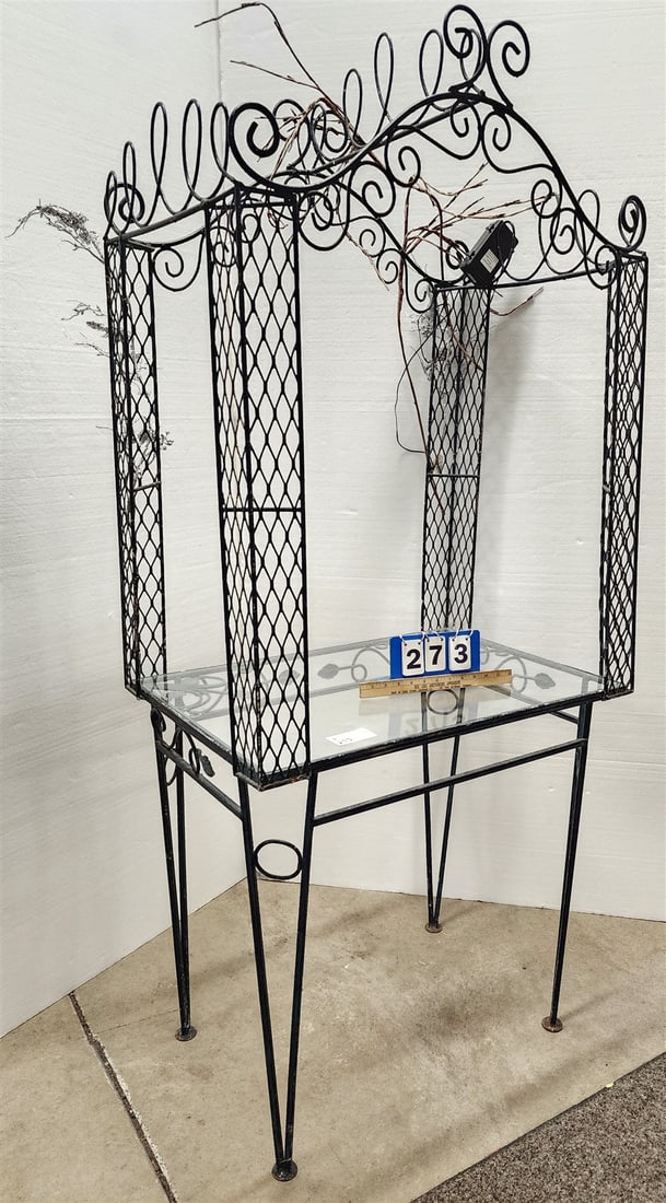 Wrought plant Stand 69"H X 31"W X 21"D (1 of 2)
