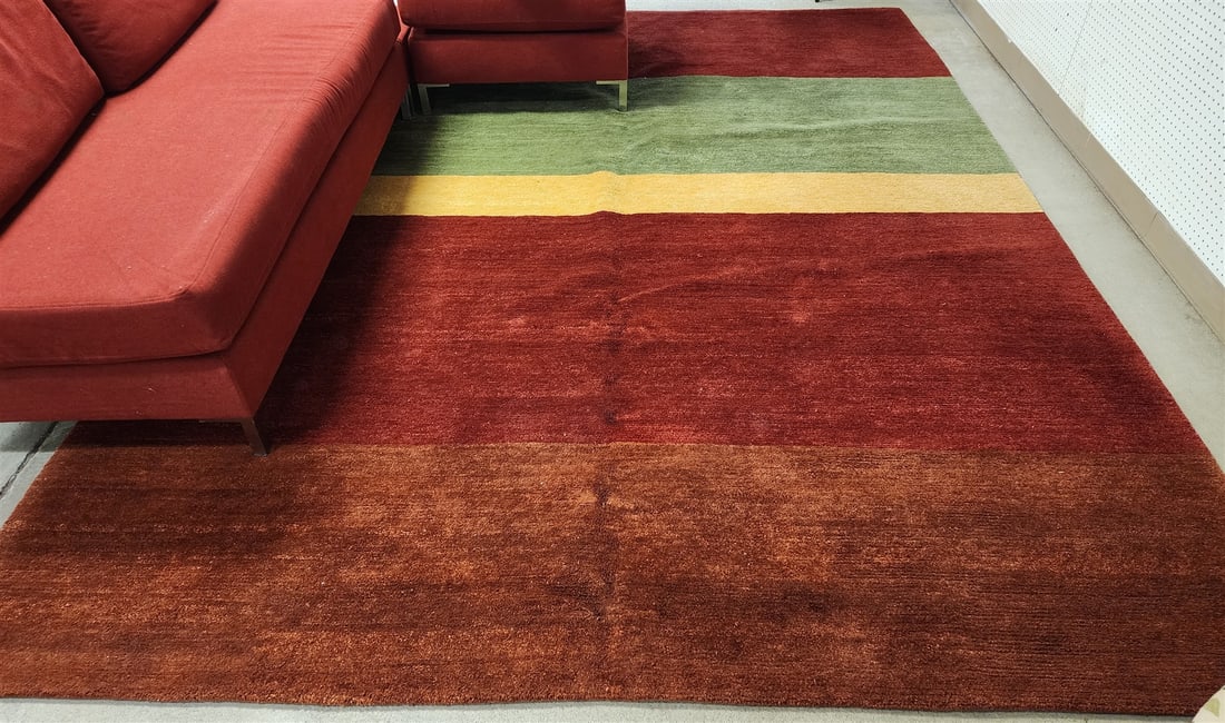 Tufan Kian Tibetan Made Wool Rug 8'8"X 11'9" (1 of 2)