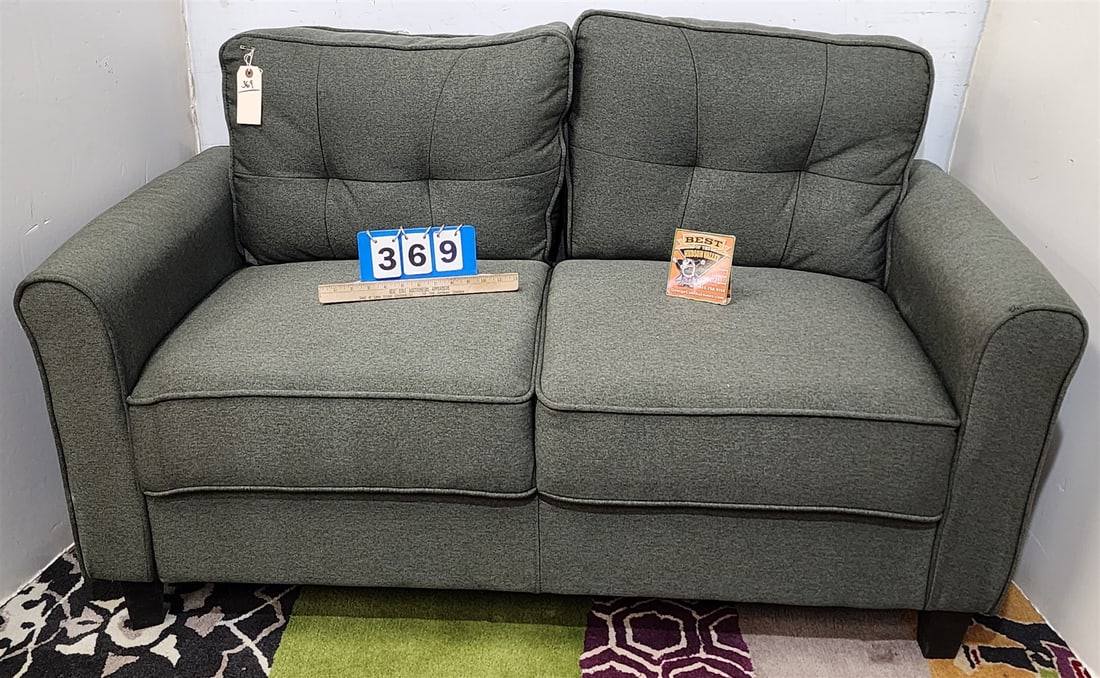 Uphols Settee 35"H X 4'8"W X 19"D (1 of 3)