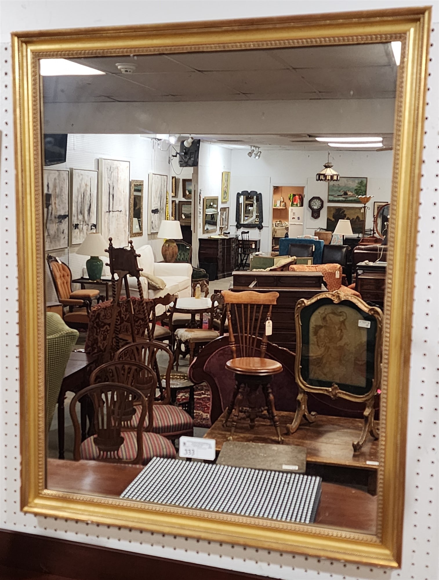 Gilt FramedMirror 40" X 32" (1 of 2)