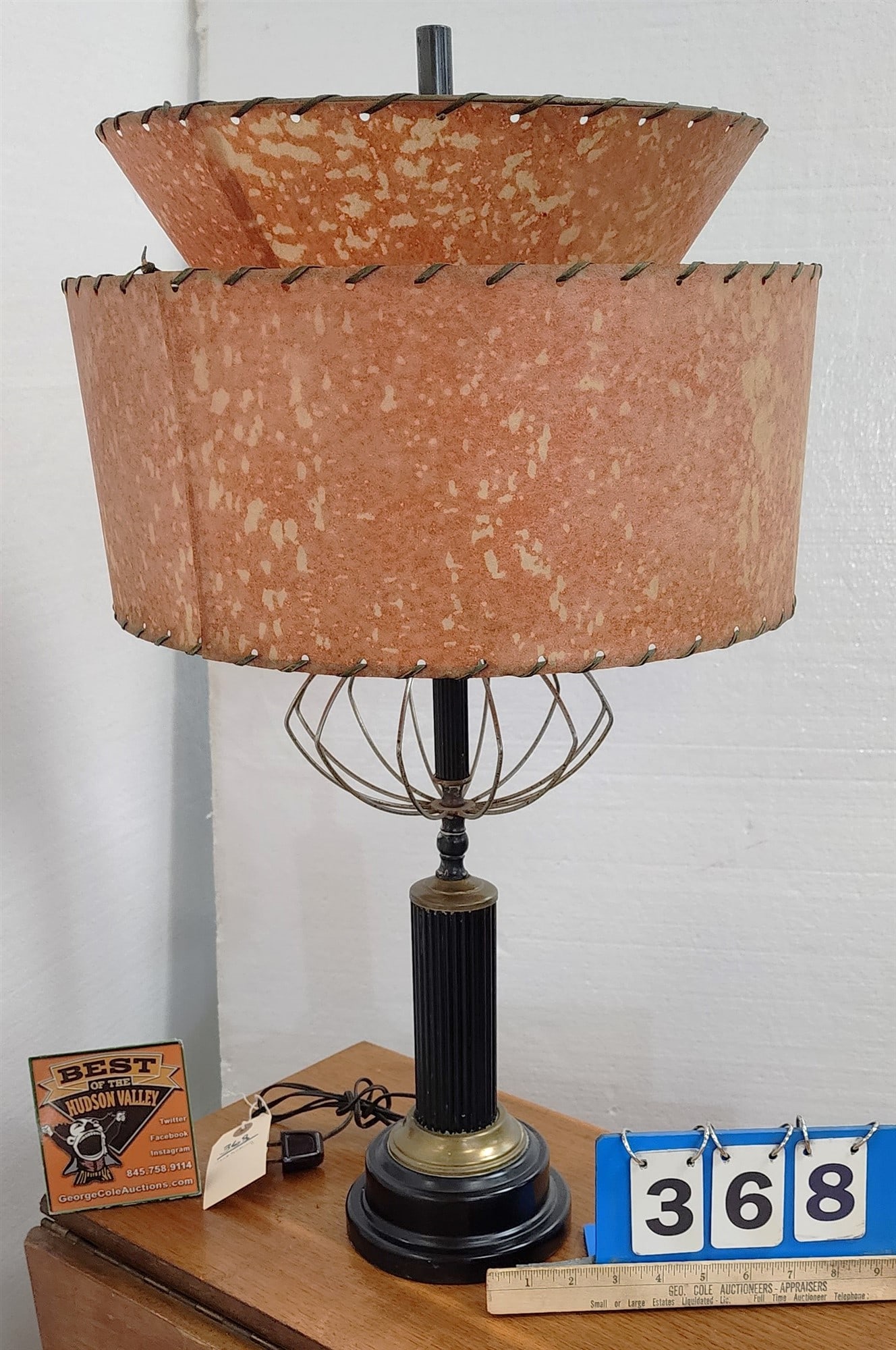 Mid Century Brass Table Lamp 26" (1 of 6)