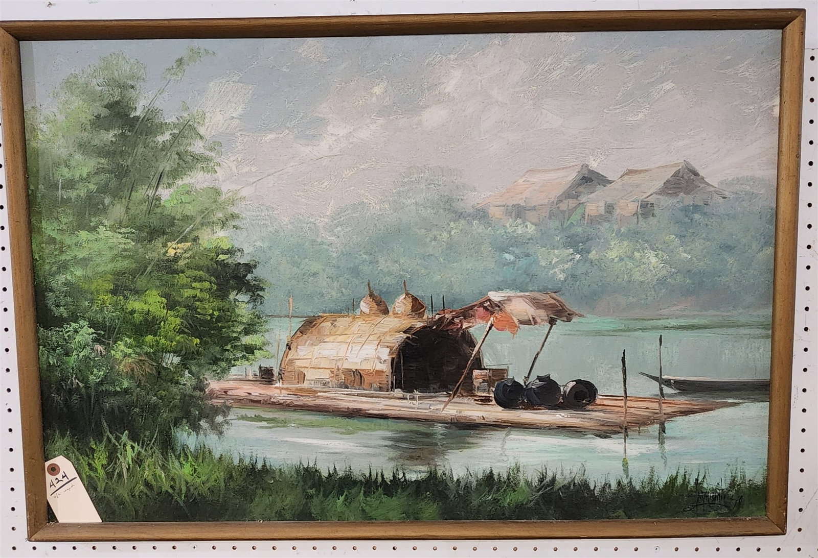 Framed Landsccape Sgnd 22 1/2" X 34 1/2": Framed Landsccape Sgnd 22 1/2" X 34 1/2"