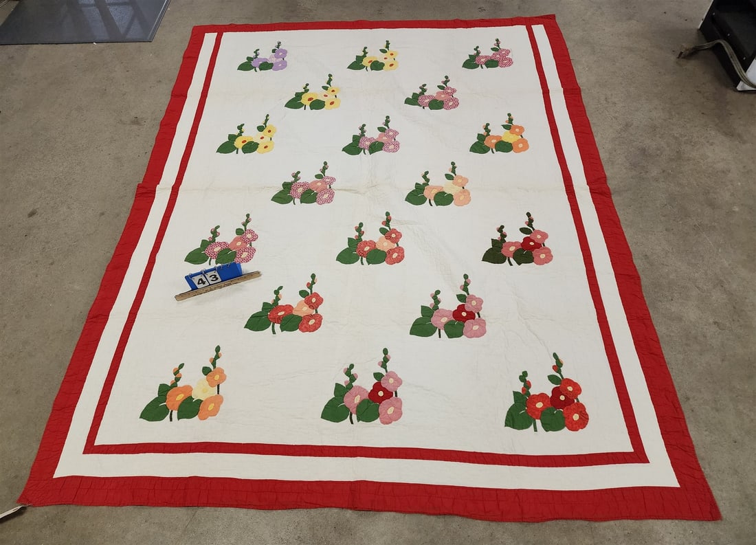 Quilt Applique 6'5" X 8': Quilt Applique 6'5" X 8'