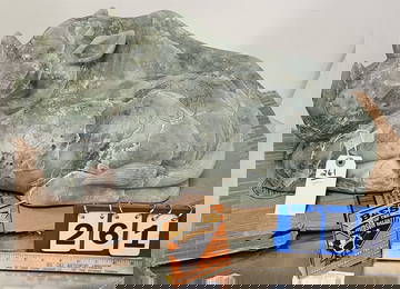 Jade Rhinocerous 11"H X 23"L