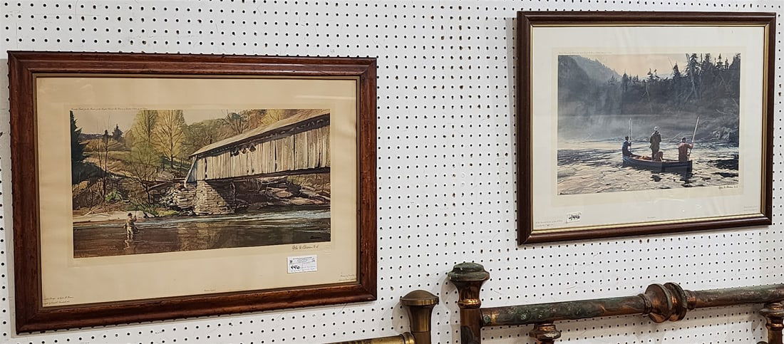 Pr Framed Prints- Sporting- Pencil Sgnd Ogden M. Pleissner 19 1/2" X 28" (1 of 11)