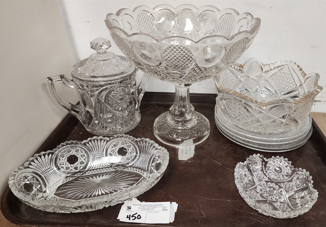 Tray Pressed Glass: Tray Pressed Glass