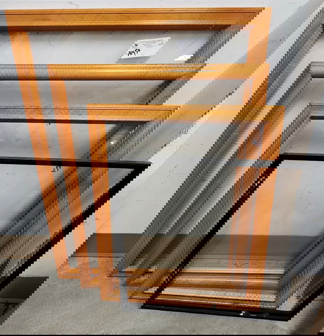 Lot 4 Frames 30" X 2', 26" X 20 1/2", 25" X 19" + 18 1/2" Sq (1 of 2)