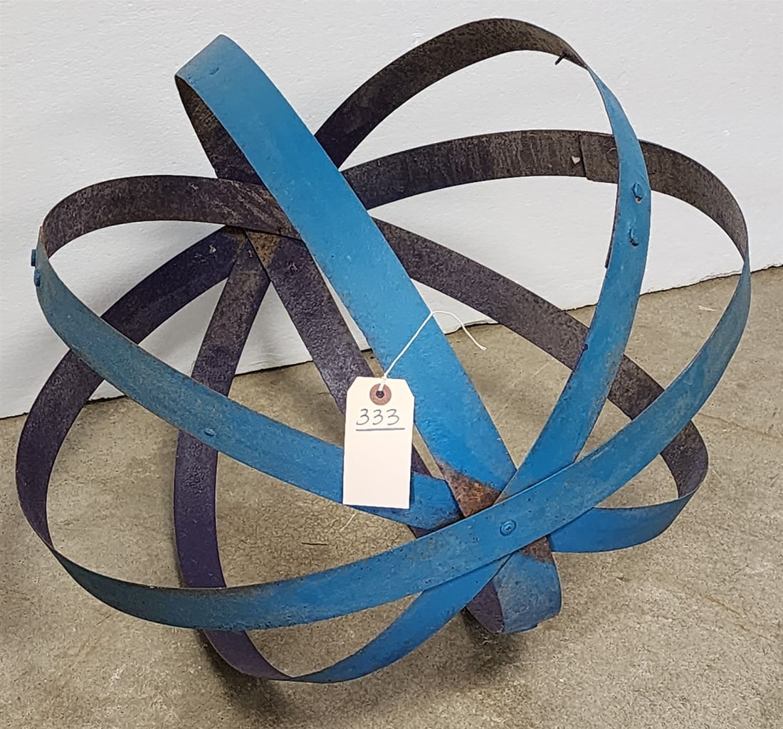 Wrought Garden Orb 23 1/2" Dia.: Wrought Garden Orb 23 1/2" Dia.