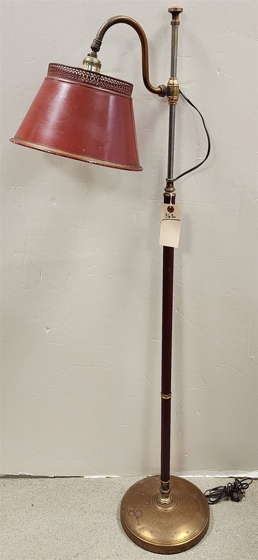 Brass Adjustable Floor Lamp 52": Brass Adjustable Floor Lamp 52"