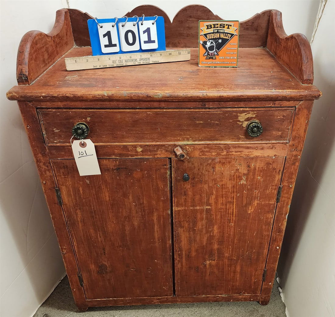 Prim 1 Drawer Over 2 Door Wash Stand 33 1/2"Hh x 25"w x 15"D (1 of 3)