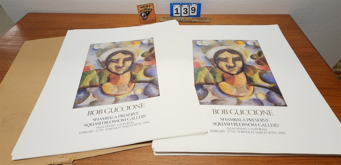106 Unframed Bob Guccione Shambala Preserve Swaush Blossom Gallery Palm Desert, Calif Feb 27, (1 of 1)