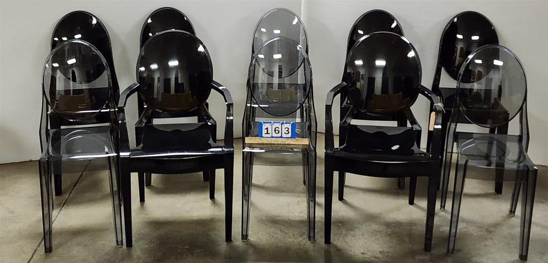 Set 10 Ghost Chairs- 1 Arm, 9 Side (1 of 9)