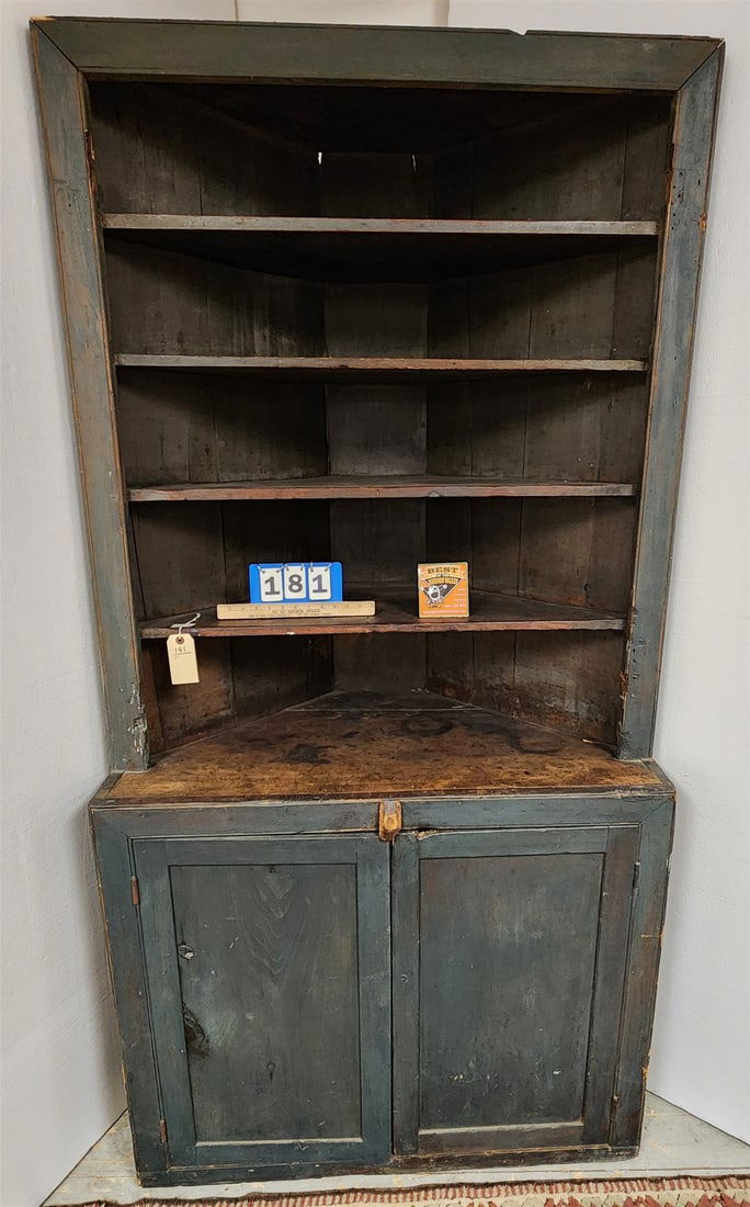 Ptd Prim 2 Door Open Top Hutch 6'10"H X 41 1/2"W X 22"D (1 of 3)