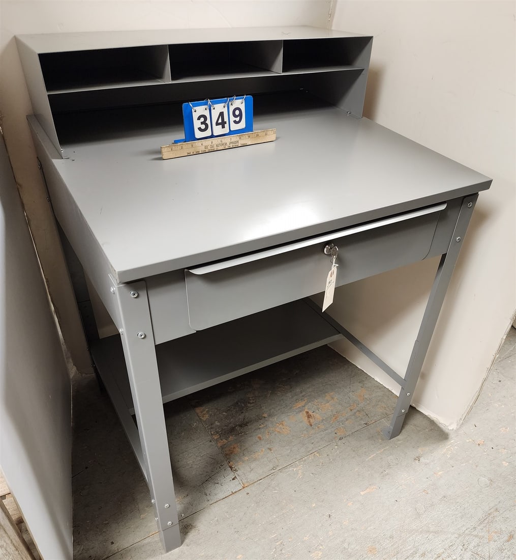 Metal WorkDesk 46"H X 34 1/2'W X 30"D: Metal WorkDesk 46"H X 34 1/2'W X 30"D