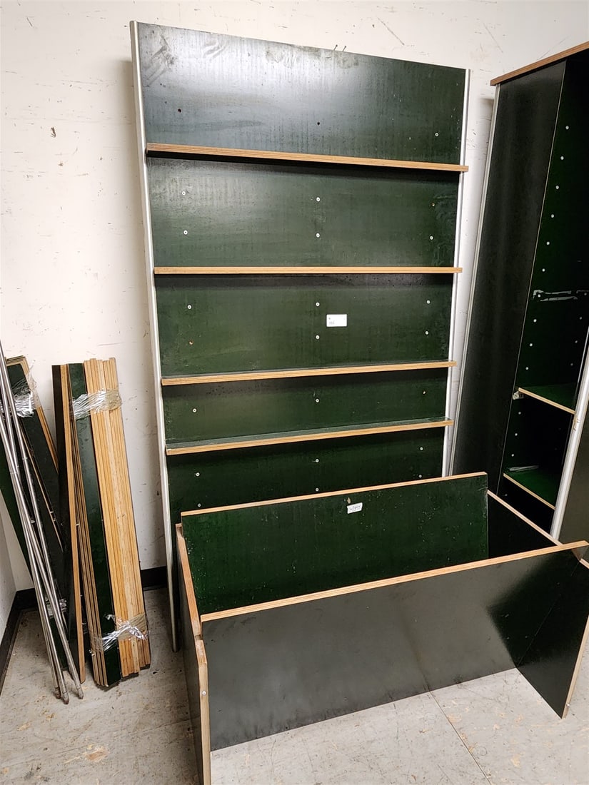Portfolio Bin 25"H X 46"W X 23"D + 4-6'8"H X 44 1/2" Cabinet Walls + Shelves: Portfolio Bin 25"H X 46"W X 23"D + 4-6'8"H X 44 1/2" Cabinet Walls + Shelves
