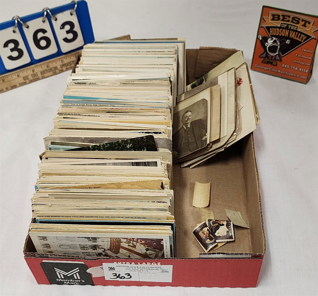 Tray 100's Vintage Post Cards US + Foreign (1 of 4)