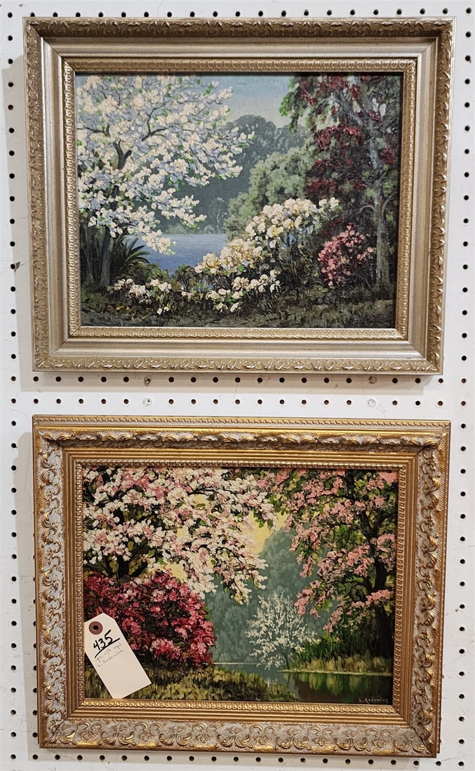 Lot 2 Framed O/B Landscapes Sgnd L. Rodwicz 10 1/2" X 13 1/2" (1 of 5)